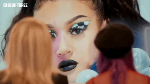 Make-Up Reaction GIF by BBC Three