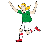 soccer love Sticker