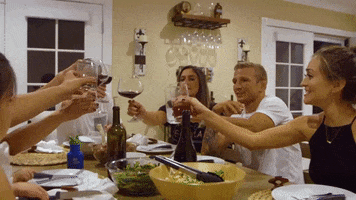 dinner party ufc 217 embedded GIF