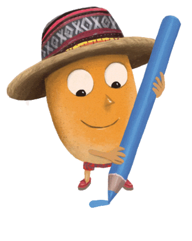 Happy Draw Sticker by Bob Popcorn