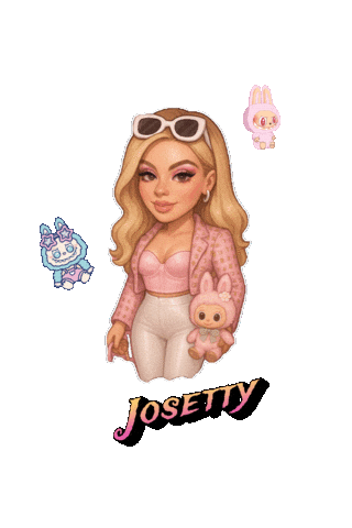 Pink Popmart Sticker