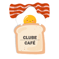 Egg Bread Sticker by Lua Luá
