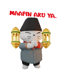 Cat Ramadan Sticker by OCBC Indonesia