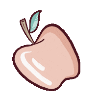 entrelacoestudio fitness apple fruit planner Sticker