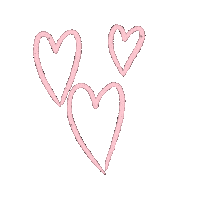 Artbyiitu heart pink hearts artbyiitu Sticker