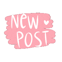 Artbyiitu new pink text white Sticker