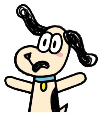 Dog Hello Sticker by T. L. McBeth