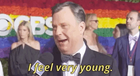 i feel young red carpet GIF by Tony Awards