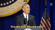 thank you obama GIF by The Standing O