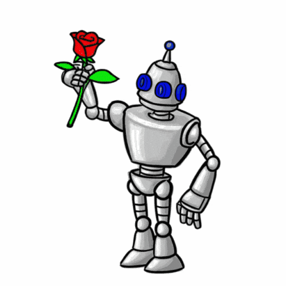 Rose Robot GIF by Preneura