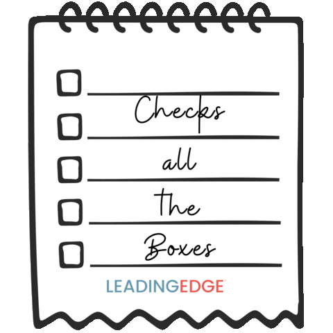 Checksboxes Sticker by LeadingEdge