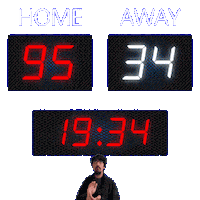 34 Away Sticker