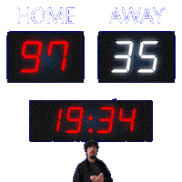 35 Away Sticker