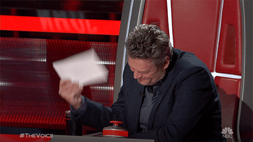 nbcthevoice giphyupload notes thevoice slam GIF