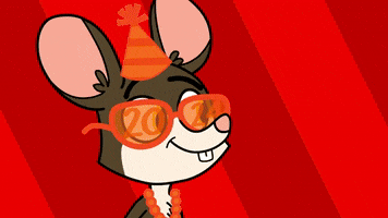 Happy New Year 3 Seconds GIF by The High Meows