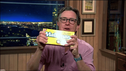 Stephen Colbert Mallomars GIF by The Late Show With Stephen Colbert
