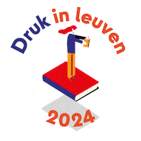 stadLeuven druk boeken leuven boekenfestival Sticker