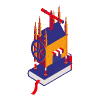 stadLeuven druk boeken leuven drukinleuven Sticker