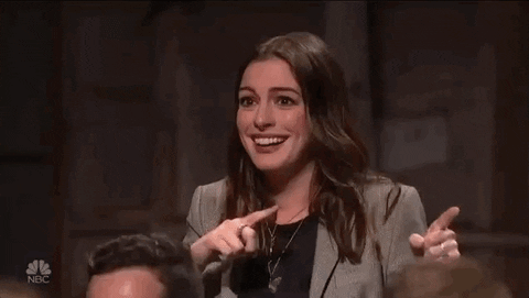Anne Hathaway Mind Blown GIF by Saturday Night Live