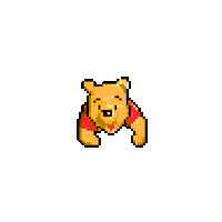 pooh STICKER