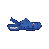 AmeriCamp america summer camp crocs croc Sticker