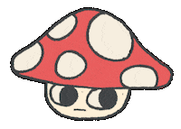 nyantokki sleepy mushroom snooze sleepyhead Sticker