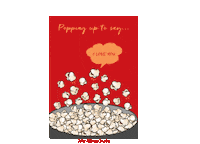 i love you popcorn Sticker by John Altman