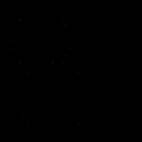 Text gif. Gold lined font reading, "Welcome to the Roaring 20's" is bordered by an elegant, luxurious but minimalist gold trim. Celebratory gold fireworks burst to make the image come alive.