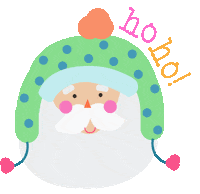 Christmas Santa Sticker by karenthaco