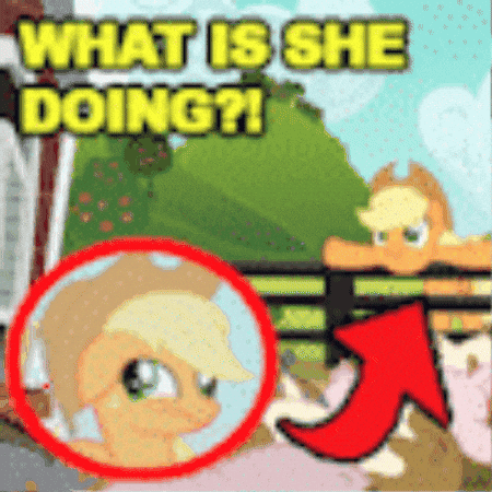 What Is She Doing My Little Pony GIF