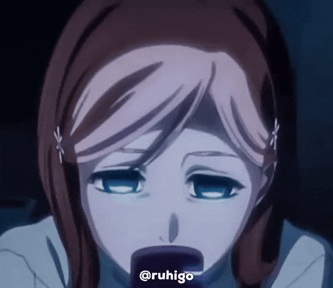 Sad Orihime Inoue GIF