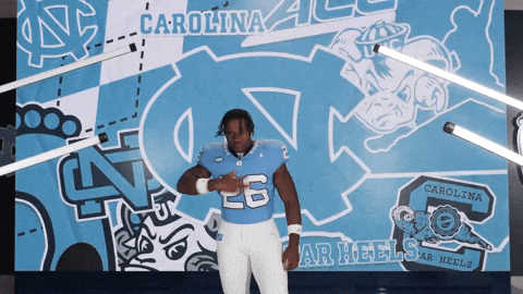 University Of North Carolina Football GIF by UNC Tar Heels