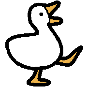 Bird Duck Sticker