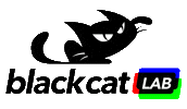 BlackCatLab cat black lab dante Sticker