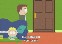excited butters stotch GIF by South Park 