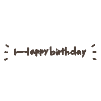 Happy 誕生日 Sticker