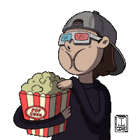 Art Popcorn Sticker