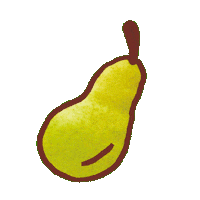 Fruit Pear Sticker by Ella's Kitchen