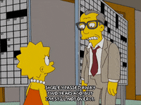 Blinking Lisa Simpson GIF by The Simpsons