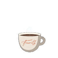 Coffee Tea Sticker by Katja Freimuth