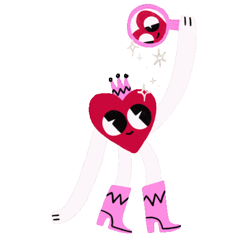 Cassandragi love heart venus cassandra Sticker