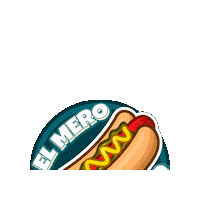 ElMeroPerrito pan hotdogs hot dogs salchicha Sticker