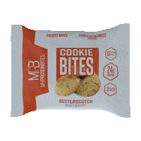 cookie butterscotch Sticker by My Protein Bites