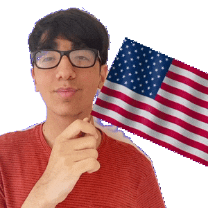 Holding United States Sticker