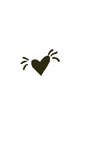 Black Heart Love Sticker