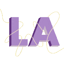 Los Angeles La Sticker