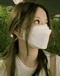 SATANMATE girl twitch mask korean GIF