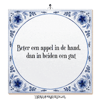 Hand Moment Sticker by Tegelspreuken.nl