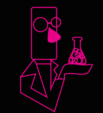 byummbio giphyupload cartoon pink science GIF