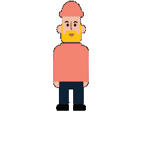 Modern Man Sticker by CARE | Circular Households
